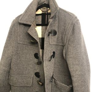 Men’s gently used Burberry pea coat